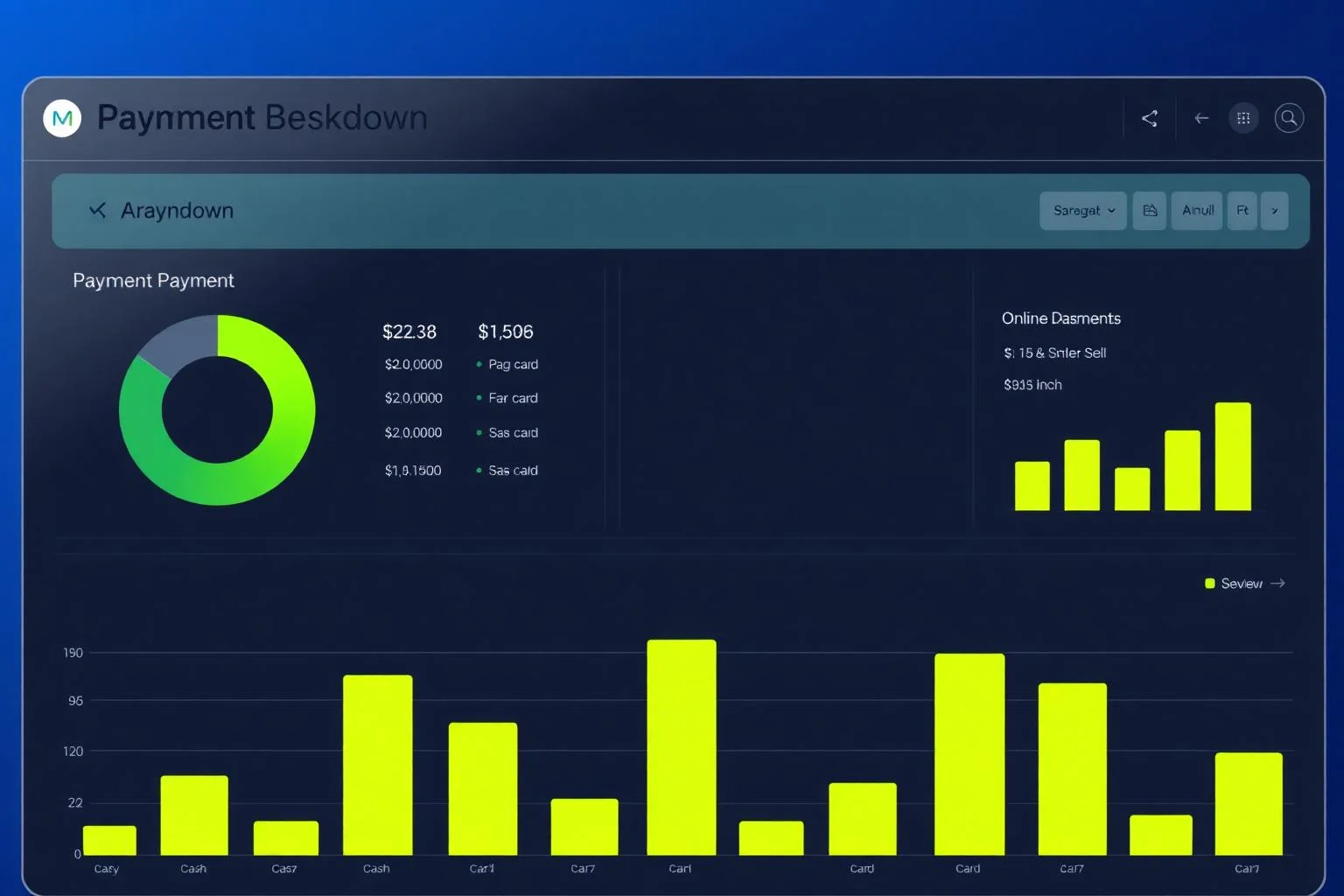 payments dashboard