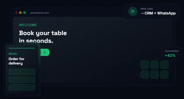 custom website hero image