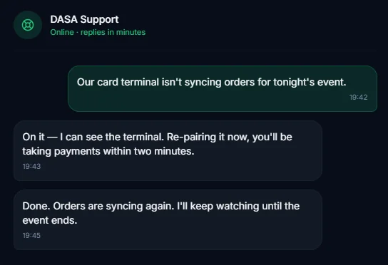 WhatsApp Support Image